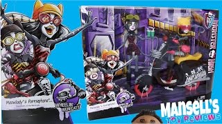 Meowlody amp Purrsephone Wheelin Werecats Monster High [upl. by Hahn]