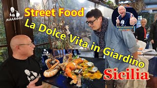 Street Food La Dolce Vita in Giardino  Palermo [upl. by Poppy]