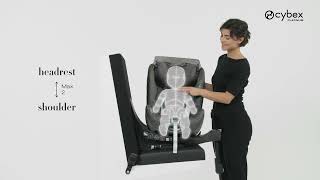 CYBEX Sirona T iSize Car Seat Tutorial [upl. by Cornell]