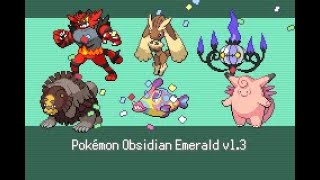 Pokemon Obsidian Emerald  Elite 4  Champion [upl. by Letsyrk221]