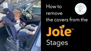 Joie Stages  How to remove the cover for washing [upl. by Irama]