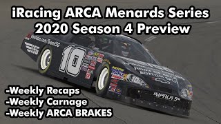 ARCA Brake Weekly 2020 Season 4 Preview [upl. by Aihsila]