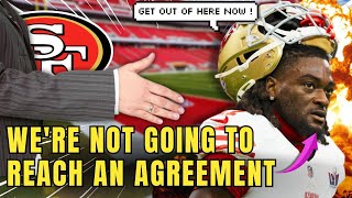 🚨 Is it the end of an eraBrandon Aiyuks contract😱takes a bad turn lastest sao francisco 49ers [upl. by Ahsyekat]