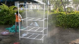 Low Cost Hydroponics Structure  Part 3 [upl. by Elauqsap]