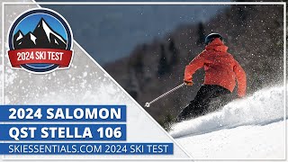 2024 Salomon QST Stella 106  SkiEssentialscom Ski Test [upl. by Brenda]