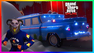 NEW Rare Christmas Vehicle KRAMPUS Mask Xmas Car MONEY Outfit GTA 5 DLC 2023GTA Online Update [upl. by Lewendal]