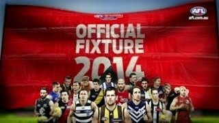 2014 AFL Fixture  ClubbyClub Analysis [upl. by Morrissey]