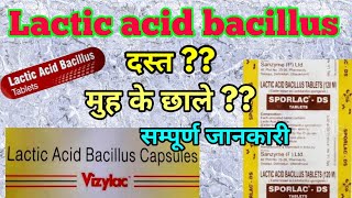 Lactic acid bacillus tablet Sporlac tablet  Vizylac capsule use dosage [upl. by Eissirc202]