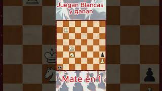 Ejercicio 74 ajedrez mateen1 chess tactica [upl. by Netsirc]