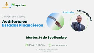 Webinar Auditoría en los Estados Financieros [upl. by Molini]