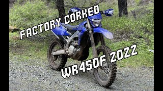 Factory Corked WR450F 2022 [upl. by Micheal906]