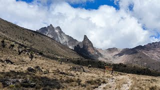 Mt Kenya Day Hike Mackinders camp Station 21km [upl. by Wylie]