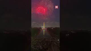 Breathtaking Independence Day Fireworks Illuminate Sky Over Washington [upl. by Nodnart]