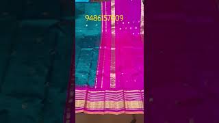 Thirubuvanam handloom Pure Silk korvai border disingenuous silkmark [upl. by Sairacaz]