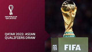 Asian Qualifiers Draw  FIFA World Cup Qatar 2022 [upl. by Nellek]