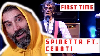 Luis Alberto Spinetta  Bajan En Vivo ft Gustavo Cerati  first time reaction [upl. by Mervin]