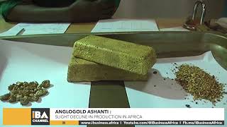 ANGLOGOLD ASHANTI SLIGHT DECLINE IN PRODUCTION IN AFRICA [upl. by Anastase]