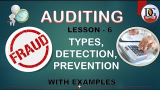 Fraud In Accounting  Fraud In Auditing  Detection And Prevention  Studies At Home [upl. by Anier]