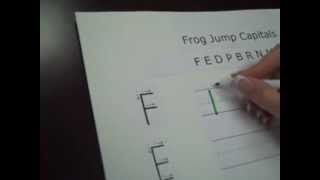 Upper Case Frog Jump Capitals [upl. by Alegna888]