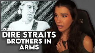 TIMELESS AND BEAUTIFUL First Time Reaction to Dire Straits  quotBrothers In Armsquot [upl. by Cranston]