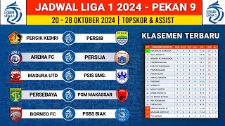 Jadwal Liga 1 2024 Pekan 9 Persik vs Persib  Klasemen Liga 1 Terbaru Hari Ini [upl. by Notnilc]