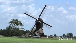 De Oude Weteringmolen bij Streefkerk [upl. by Ahseal]