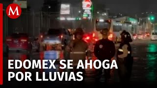 Lluvias dejan severas inundaciones en Ecatepec y San Salvador Atenco Edomex [upl. by Gilliam]