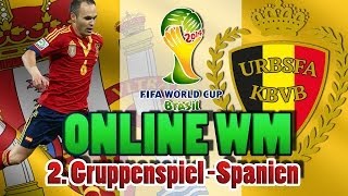 WM 2014 PS3 Belgien  2 Gruppenspiel  Spanien  Highlights FIFAWM2014 [upl. by Euqinad]