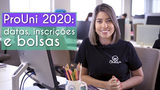 ProUni 2020 datas inscrições e bolsas  Brasil Escola [upl. by Naillik]