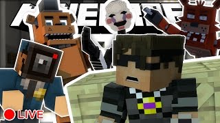 Minecraft Five Nights at Freddys Hide N Seek  Murder w Friends Funny Moments [upl. by Fredek]