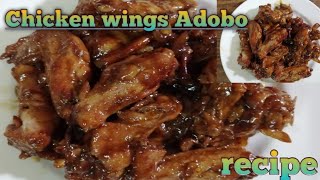 short chicken wings adobo recipe [upl. by Attenhoj]