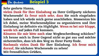 EMail schreiben DTZ Prüfung A2B1 elmakademie deutschlernen learngerman [upl. by Amerigo247]