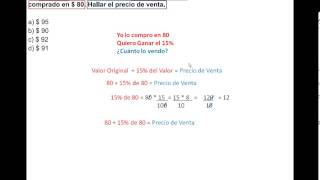 Examen SNNA  Matemáticas  58 Ejercicio 18 de 40  Problemas Propuestos [upl. by Narut]