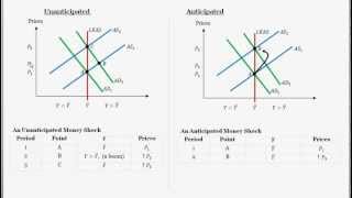 Macro Problem  Sticky Price Model and an Unanticipated Monetary Expansion vs Anticipated [upl. by Erreit]