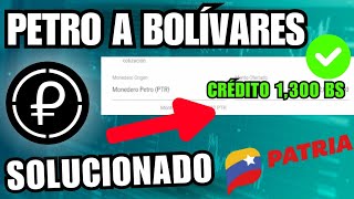 CÓMO CAMBIAR PETRO A BOLÍVARES FÁCIL  CONSEJOS Y TIPS IMPORTANTES  TUTORIAL FEBRERO 2024 [upl. by Tien]