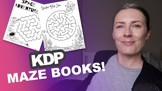 Create Kids Maze Puzzle Books To Sell On Amazon KDP [upl. by Ahsena]