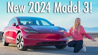 The NEW Upgraded 2024 Tesla Model 3 first impressions [upl. by Marybella290]