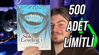 SOLO LEVELİNG 500 ADET LİMİTLİ SERT KAPAK WEBTOON [upl. by Ulick807]