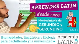 GERUNDIO y GERUNDIVO explicación traducción diferencias 🤓 Curso de latín desde cero 2756 [upl. by Adnawed]