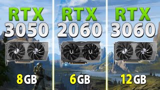 RTX 3050 vs RTX 2060 vs RTX 3060  Test in 9 Games [upl. by Gib]