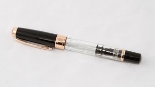 Pen Review TWSBI Diamond 580 Rose Gold [upl. by Siffre441]