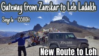 New Route to Leh from Zanskar  Jimny on Singela pass  15580ft ep08 offroadingtrails [upl. by Waddington]