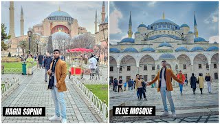 Beautiful amp Historical Mosques of Istanbul Turkey  Hagia SophiaAyaSophia  Blue Mosque  Mr SoLo [upl. by Zuliram513]