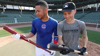 Playing baseball AT WRIGLEY FIELD with Willson Contreras [upl. by Kassandra]