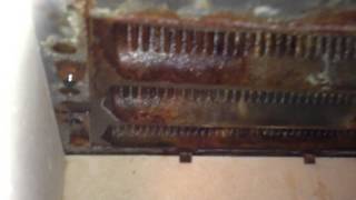 Potterton Profile boiler heat exchanger leaking Video 2 [upl. by Aokek182]