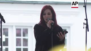 Lisa Marie Presley remembered at Graceland memorial service [upl. by Jocelyne]