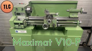 Emco Maximat V10P Accessories Lathe Svarv Drehmaschine Tornio Tour [upl. by Furgeson598]