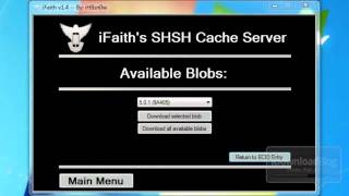 How to use iFaith to Retrieve SHSH Blobs from Cache Server [upl. by Yantruoc]