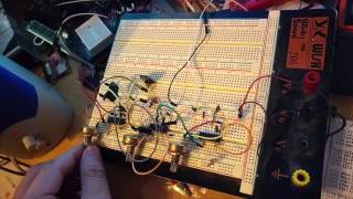 DIY Analog sound synthesizer 3  ICL8038 just a test [upl. by Hcab]