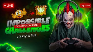 Challenges On Grandmaster 🥵 Classy Live 👽 Day 2275 freefirelive classyfreefire [upl. by Eus505]